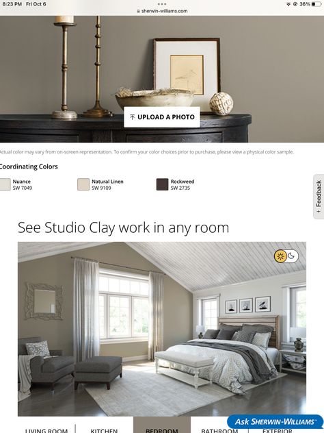 Sherwin Williams Studio Clay, Studio Clay Sherwin Williams, Clay Paint Color, Neutral Paint Color, Neutral Paint Colors, Kitchen Remodel Design, Sherwin Williams Paint Colors, Clay Paint, Neutral Paint