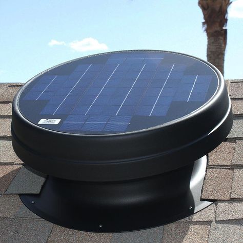 Connex House, Solar Shed, Home Recycling, Solar Attic Fan, Solar Powered Fan, Styles Of Interior Design, Solar Shed Light, Hardscape Ideas, Roof Ventilation