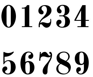 Old Standard is part of the Google open font directory of free web fonts, and was adapted for TeX use. He writes: Old Standard is supposed to reproduce the ... Old Numbers Font, 2008 Tattoo Number, Numerical Fonts, Fonts Numbers, English Numbers, Number Tattoo Fonts, Font Numbers, Number Font, Numbers Typography