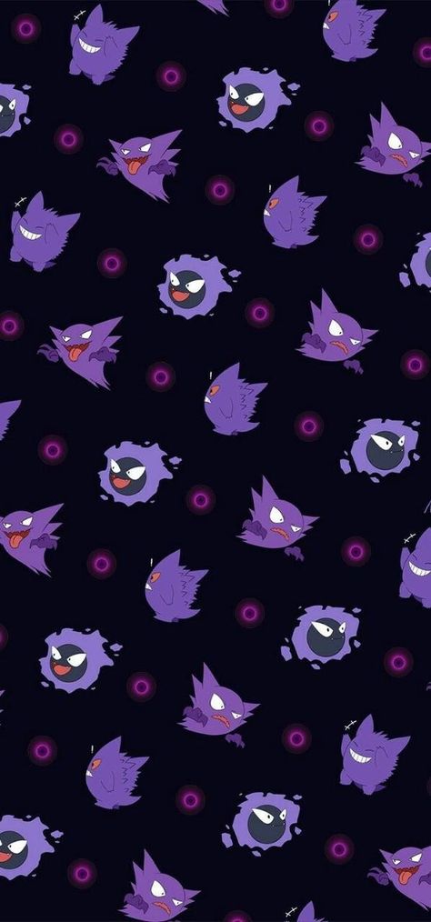 Gengar Phone Wallpaper, Cute Gengar, Gengar Wallpapers, Gengar Evolution, Pokemon Stuff, Poster Design Inspiration, Music Lyrics Songs, Cute Pokemon, Wallpaper Ideas