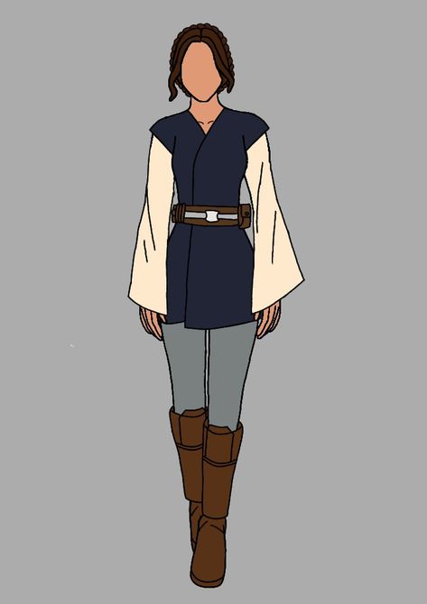 Jedi Aesthetic Clothes, Simple Fantasy Outfits Drawing, Cal Kestis Disneybound, Jedi Outfit Inspiration, Star Wars Outfits Aesthetic, Star Wars Inspired Outfits Casual, Female Star Wars Outfits, Star Wars Jedi Outfits Women, Female Jedi Outfit Concept Art