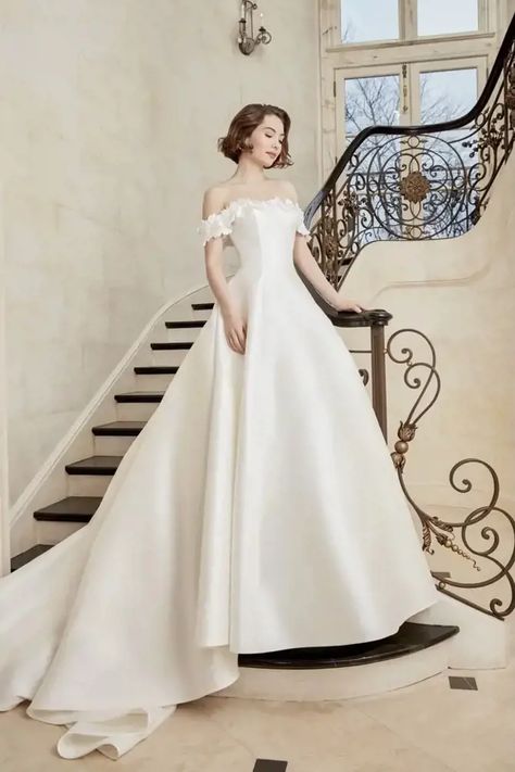 Sareh Nouri Wedding Dress, Sareh Nouri Bridal, Sareh Nouri, Off Shoulder Ball Gown, Kleinfeld Bridal, Ball Gown Skirt, Luxury Wedding Dress, Gowns With Sleeves, Spring 2023