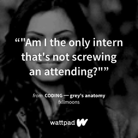 I'm reading "CODING ━ grey's anatomy " on #Wattpad #fanfiction. Wattpad Fanfiction, Grey's Anatomy, Greys Anatomy, Fanfiction, Anatomy, The Story, Wattpad, Coding, Reading