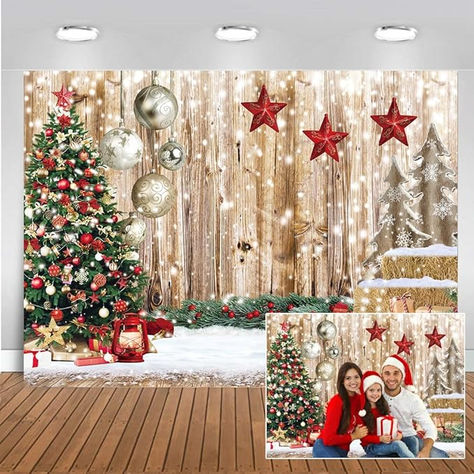 CHAIYA 7X5FT Christmas Backdrop Wood Floor Backdrop Winter Snow Xmas Tree Gift Christmas Family Party Background New Year Party Decoration Backdrop CY280 Easy Christmas Backdrop, Christmas Family Party, Christmas Acrylic Nails, Backdrop Backgrounds, Nails Acrylic Christmas, Nail Ideas Christmas, New Year Party Decoration, Background New Year, Nail Christmas