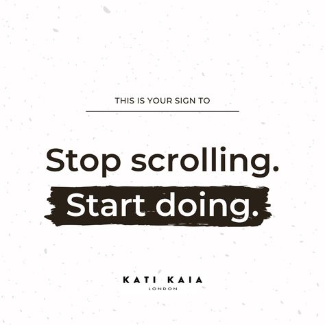 Stop scrolling and start DOING! We're all guilty of mindlessly scrolling on our phones to keep up with the latest news, but this vicious behaviour actually triggers the neural reward system or what we call FOMO! Let's step away from the phone and set things in motion by concentrating on our mind, body and breath through yoga. Be inspired with Kati Kaia Yoga Mats✨ www.katikaia.com #katikaia #mindfulpractice #mindful #yoga #quote #reminder #dailyreminder #uk #ukyogamats #inspiration #yogabenef No Mindless Scrolling, No Doom Scrolling, No Scrolling, Stop Scrolling Wallpaper, Stop Scrolling Quotes, Less Scrolling, Mindless Scrolling, Mindful Yoga, Retro Graphic Design