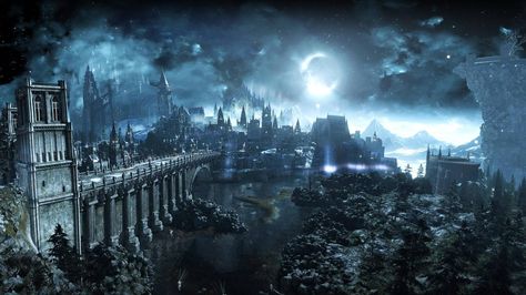 Irithyll of the Boreal Valley Dark Souls Wallpaper, Best Wallpaper Hd, Dark Souls 3, Dark Souls Art, Dark City, High Resolution Wallpapers, 5 Anime, Fantasy City, Wallpaper Gallery