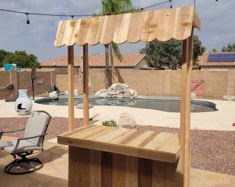 DIY Outdoor Bar Plans - Etsy Hot Chocolate Stand, Kids Lemonade Stands, Outdoor Fireplace Plans, Diy Lemonade Stand, Kids Lemonade, Diy Outdoor Fireplace, Diy Construction, Beverage Bar, Bar Plans