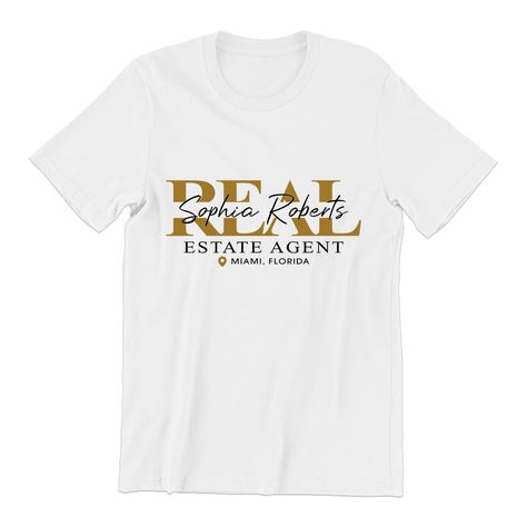 PRICES MAY VARY. Customized Real Estate Agent shirts: These personalized t-shirts serve as a unique gift for both men and women realtors. It emphasizes their profession while adding a personal touch with their name and location. Realtor's Fashionable Outfits: Amp up your wardrobe with our real estate outfits for womenand men. These realtor outfits women will love, blend comfort with a professional look in the real estate shirt. Versatile Real Estate Shirts: Our collection of real estate shirts a Realtor Outfits, Realtor Shirts, Real Estate Outfits, Real Estate Shirts, Gift Suggestions, Fashion Statements, Fashionable Outfits, Shirts Women, Professional Look