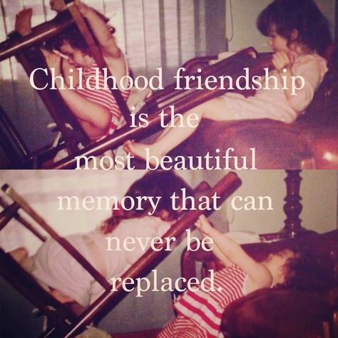 My sister and I. Childhood friendship. Friendship Since Childhood Quotes, Childhood Bestie Quotes, Childhood Best Friends Quotes, Childhood Besties, Childhood Friendship Quotes, Childhood Friends Quotes, Friend Symbol, Childhood Best Friends, Childhood Friendship