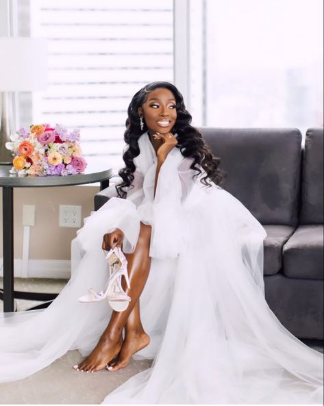 Hotel Bridal Photoshoot, Bride Preparation, Bridal Shower Photos, Wedding Morning, Bride Photoshoot, Bride Poses, Black Bride, Bridal Photoshoot, Bella Naija Weddings