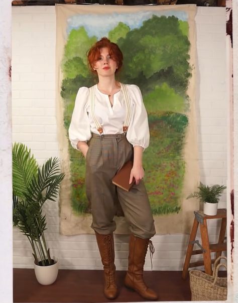 Apothecary Aesthetic Outfit, Rachel Maksy Home, Rachel Maksy Aesthetic, Rachel Maksy Hobbit, Green And Brown Cottagecore Outfits, Rachel Masky, Rachel Maksy Outfits, Rachel Maksy, Plant Medicine