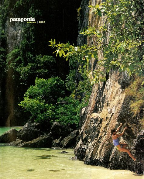 Patagonia catalog | Summer 2002 | @patagonia #patagonia #archive #moodboard #aesthetic #2000s Patagonia Ad Campaign, Patagonia Advert, Old Patagonia Ads, Vintage Patagonia Ad, Patagonia Lifestyle, Patagonia Covers, Patagonia Photos, Patagonia Magazine, Backpacker Outfits