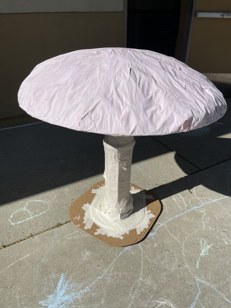 Diy Mushrooms, Alice In Wonderland Play, Giant Props, Big Mushroom, River Restaurant, Enchanted Forest Party, Baby First Birthday Themes, Enchanted Party, Garden Centerpiece