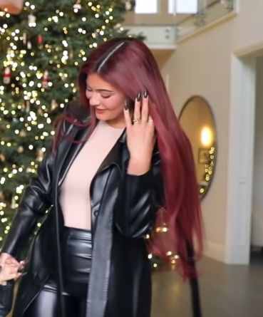 Kylie Red Hair, Kylie Jenner Red Hair, Carolina Core, Casual Hairstyles For Long Hair, Kylie Jenner Hair Color, Kylie Jenner Hair, Cherry Red Hair, Cherry Hair, Hair Business