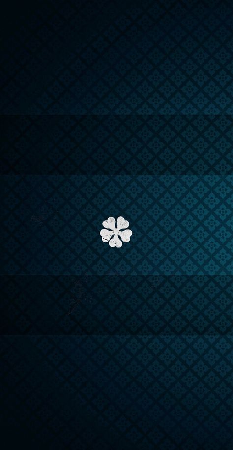 Five Leaf Clover Wallpaper, Black Clover Five Leaf, Black Clover Wallpaper, Clover Wallpaper, Clover Logo, Five Leaf Clover, Clover Manga, Screen Wallpapers, Black Clover Manga