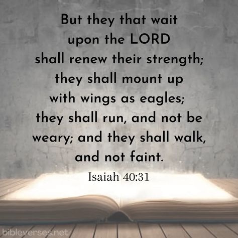 Top 15 Bible Verses about Strength (KJV) - Bibleverses.net They That Wait Upon The Lord Shall Renew, Isaiah 40 31 Kjv, Verses About Strength, Popular Bible Verses, Bible Wisdom, Be Of Good Courage, Wait Upon The Lord, Love Scriptures, Bible Verses About Strength