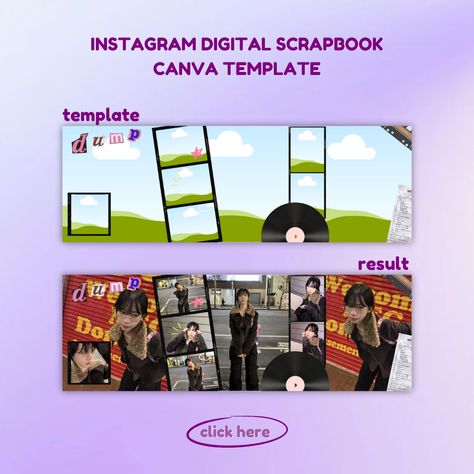 Create a beautiful digital scrapbook of your Instagram photos and videos with Canva's Instagram digital scrapbook #Canva_Photos_Ideas #Canva_Aesthetic_Elements_Keyword #Post_Layout_Instagram #Scrapbook_Templates_Canva Free Scrapbook Templates, Scrapbook Templates Canva, Scrapbook Ideas Instagram, Instagram Collage Post, Ig Scrapbook, Canva Templates Free, Collage Scrapbook Layouts, Raket Ph, Insta Template