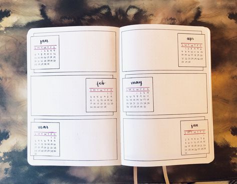 Week At A Glance Bullet Journal, Month At A Glance Bullet Journal, Year At A Glance Bullet Journal, Bujo Year At A Glance, Budget Tracker Bullet Journal, Journal Cleaning Schedule, Bullet Journal Cleaning Schedule, Skincare Journal, Future Log