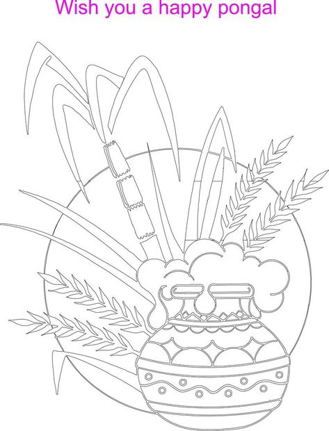 Pongal Colouring Pages For Kids, Pongal Images Pictures, Pongal Drawing For Kids, Pongal Pictures, Pongal Festival Drawing, Pongal Kolam Design, Pongal Drawing, Pongal Photos, Pongal Festival Images