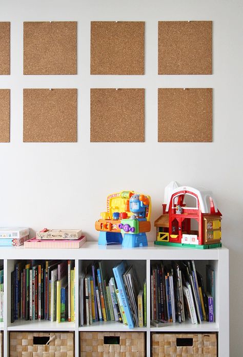 Cork Board Tiles, Displaying Kids Artwork, Loving Parents, Art Display Kids, Kids Artwork, School Art Projects, Toy Rooms, Artwork Display, School Art