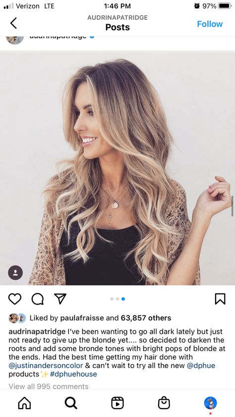 Audrina Patridge Hair, Highlights And Balayage, Blonde Hair With Roots, California Hair, Audrina Patridge, Bella Hair, Makeup For Blondes, Blonde Hair Inspiration, Glam Hair