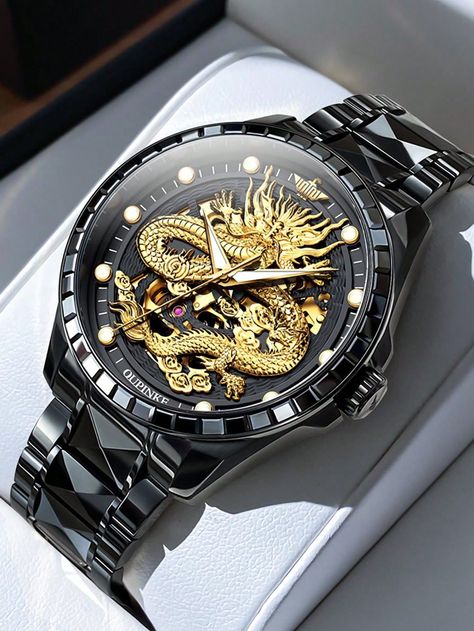 . #men'swatch #automaticwatch #luxurywatch #skeletonwatch #selfwindingwatch #chronographwatch #calendarwatch #luminousdial #waterproofwatch https://whispers-in-the-wind.com/discover-the-latest-mens-accessory-trends-for-2024/?olevs-watches-for-men-brown-leather-gold-case-analog-quartz-fashion-business-dress-watch-day-date-luminous-waterproof-casual-male-wrist-watches Luxury Watches For Men Most Expensive, Expensive Watches For Men Luxury, Luxurious Watch, Nice Watches, Wrist Watch For Men, Mechanical Watch Men, Classy Watch, Fancy Watches, Eyeliner Styles