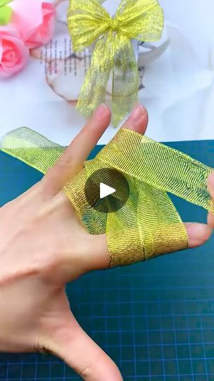 How To Tye A Bow With Ribbon Step By Step, How To Tie Bows On Presents, How To Make A Nice Bow With Ribbon, How To Tie A Bow With Ribbon Video, How To Tie A Flat Bow, Easy Bow Tutorial, How To Tie A Bow With One Sided Ribbon, How To Make Simple Bow, 4 Loop Bow Diy How To Make