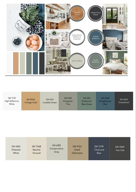 Blue Green Home Color Palette, Navy And Green Interior Design, Black Blue And Green Color Scheme, Moody Blue And Green Living Room, Blue Green Gray Brown Living Room, Blue Green Wood Living Room, Full House Color Scheme Colour Palettes, Dusty Blue And Sage Living Room, Blue Moody Color Palette