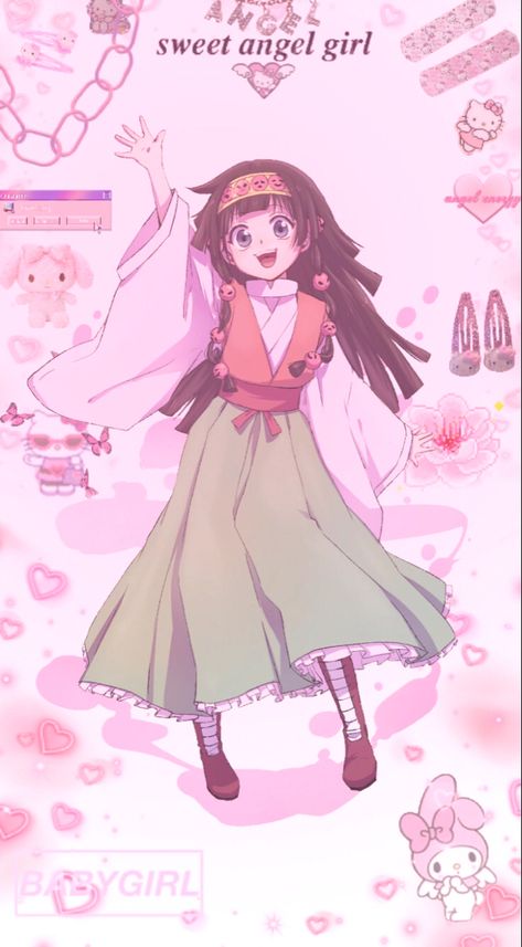 Silva Zoldyck Wallpaper, Alluka Zoldyck Wallpaper, Alluka Wallpaper, Nanika Zoldyck, Alluka Hxh, Silva Zoldyck, Alluka Zoldyck, Cute Sister, Hxh Characters