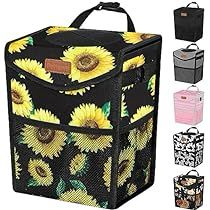 Sunflower Stuff, Car Garbage, Car Trash Can, Car Trash Bag, Trash Containers, Portable Cooler, Trash Can For Car, Storage Places, Car Trash