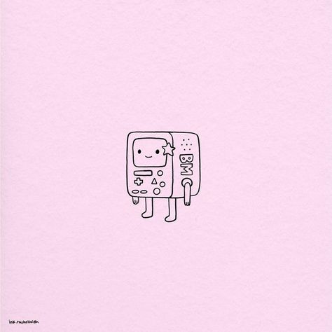 Small Tattoos Adventure Time, Simple Bmo Tattoo, Gunter Adventure Time Tattoo, Beemo Adventure Time Tattoo, Adventure Time Line Art, Adventure Time Stick And Poke, Adventure Time Tattoo Flash, Hambo Adventure Time Tattoo, Bmo Tattoo Adventure Time