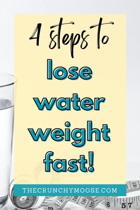 Rather you call it water weight, water retention, bloating, or edema, there  are some simple things you can do to drop water weight quickly.  4 Steps to Lose Water Weight Fast  Do these tips everyday for a week to see quick results. You can also integrate these tips into your daily routines to maintain a healthy weight and lifestyle.  drink more clean water to lose weight, detox to lose weight, master cleanse shot to lose weight, oil pull to lose weight, castor oil to lose weight, detox bath Water Weight Get Rid Of, Lose Water Weight Quick, Diuretic Foods, Lose Water Weight, Drop Water, Master Cleanse, Detox Bath, Dry Body Brushing, Drop Weight