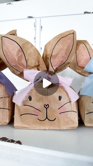 Paper Bag Bunny, Quick And Easy Crafts, Spring Craft, Easy Craft, Easter Fun, Spring Crafts, Crafts To Do, Easter Spring, Easy Crafts