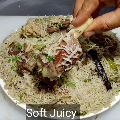 White Mutton Pulao | pilaf, mutton, recipe | Mutton Dum Pulao Recipe #muttonpulao | By Cooking with chef Mutton Pulao, Mutton Recipe, Pulao Recipe, Chef, Rice, Quick Saves, White