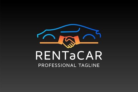 Rental Car Logo, Rent A Car Design, Car Rental Logo Design, Car Business Logo, Rent A Car Logo, Car Rental Logo, Rental Car Hacks, Dream Cars Range Rovers, Business Mind