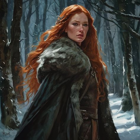 Latest inspiring artwork presented by ThetaCursed, License: CC BY-NC 4.0 Red Head Viking Woman, Witcher Characters, Stone Warrior, Female Viking, Viking Aesthetic, Woman With Red Hair, Viking Character, Character Inspiration Girl, Triss Merigold