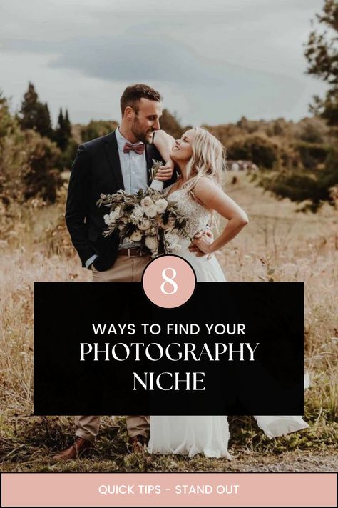 8 Ways to Find Your Photography Niche — When you are just starting out as a Photographer, whether it was your first love as a hobby, or you knew you wanted to go into business before you even picked up a camera. Somewhere along the line you realized you have to Photography Niche Ideas, Photography Niches, Find Your Niche, Types Of Photography, Be True To Yourself, The Line, Photography Tips, Knowing You, First Love