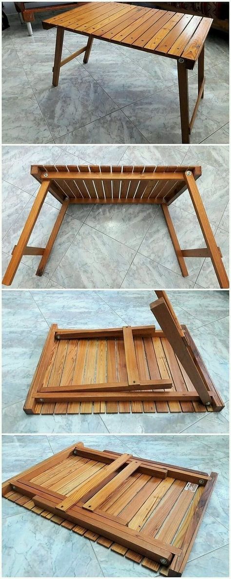 Folding Furniture, Diy Holz, Diy Wood Projects Furniture, Diy Pallet Projects, Into The Woods, Wooden Pallets, Diy Pallet Furniture, Woodworking Projects Diy, Patio Ideas