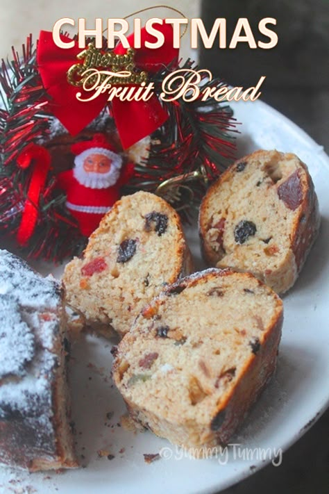 Christmas Fruit Bread, Fruit Bread Recipes, Christmas Bread Recipes, Bread Making Machine, Bread Kitchen, Spiced Fruit, Christmas Bread, Dried Fruit Mix, Christmas Fruit