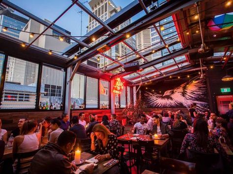 The best rooftop bars in Sydney Sydney Travel Guide, Rooftop Bars Los Angeles, Sydney Australia Travel, Underground Bar, Sydney Travel, Visit Sydney, Best Rooftop Bars, Sydney City, Rooftop Bars