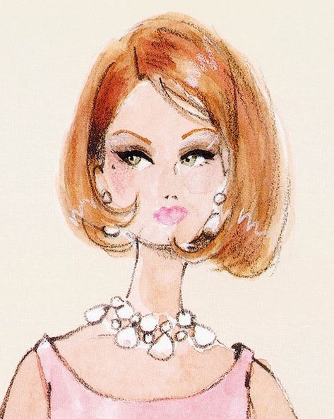 fashion sketch bob hairstyle Robert Best Barbie, Barbie Sketches, Robert Best, Fashion Illustration Face, Vintage Fashion Sketches, Barbie Drawing, Barbie Art, Fashion Drawings, Fashion Art Illustration