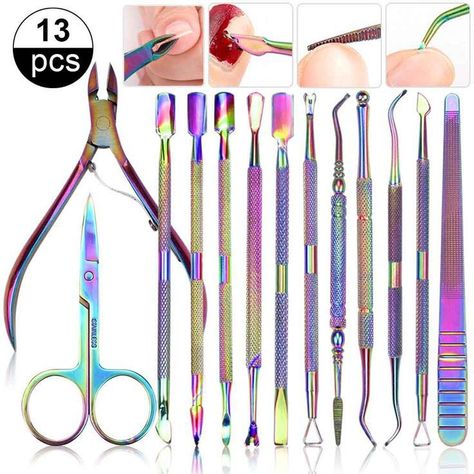 Nail Guide, Nail Art Tool Kit, Lash Supplies, Space Iphone Wallpaper, Lash Tweezers, Nail Equipment, Cute Nail Polish, Cuticle Scissors, Nail Salon Design