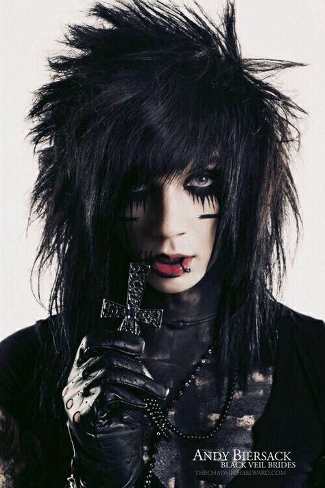 Vail Bride, Andy Biersak, Andy Sixx, Emo Men, Emo Aesthetic, Andy Black, Emo Wallpaper, Johnnie Guilbert, Perfect People