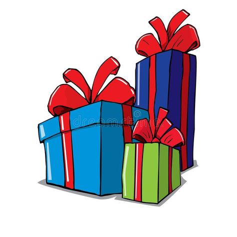 Cartoon of group of christmas gifts. Isolated on white , #SPONSORED, #christmas, #group, #Cartoon, #white, #Isolated #ad Drawings Birthday, Cartoon Christmas Presents, Presents Drawing, Cartoon Present, Christmas Clipart Free, Present Drawing, Gifts Drawing, Clipart Birthday, Cartoon Clip