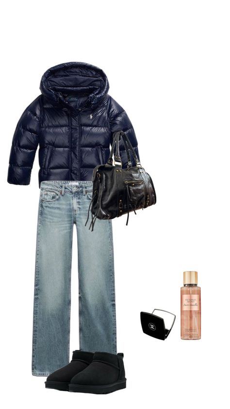 #ralphloren #hiver #doudoune #uggs #winter Winter Outfits, Ootd, Outfit Inspo