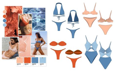 I will design your swimwear collection based on your ideas and vision...  Basic package:  1 swimwear technical drawing (fashion flats) front and back. Full colour. Pantone colour references. Best Swimwear, Flat Sketches, Swimwear Trends, Tech Pack, Fashion Institute, Designer Swimwear, Inspirational Images, Templates Free, Swimwear Collection