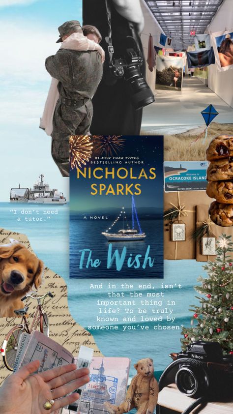 The Wish by Nicholas Sparks #booktok #bookaesthetic #books #thewishnicholassparks #reading #bookquotes #bookreview The Wish Nicholas Sparks, Nicholas Sparks Books, Ocracoke Island, Reading Area, Nicholas Sparks, Important Things In Life, Heart Soul, Book Aesthetic, Book Review