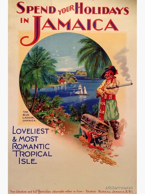 Vintage Jamaica, Negril Jamaica, Tourism Poster, Travel Ads, Jamaica Travel, Negril, Caribbean Travel, Vintage Poster Art, Vintage Travel Posters