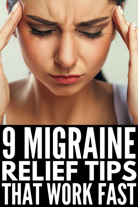 How to Get Rid of a Migraine: 9 Natural Remedies That Work Fast Getting Rid Of Migraines, Natural Migraine Relief, Home Remedy For Headache, Getting Rid Of Headaches, Natural Headache, Natural Remedies For Migraines, How To Relieve Migraines, Migraine Pain, Migraine Prevention