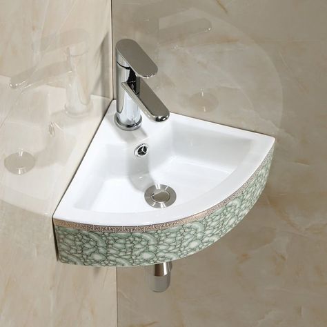 Wash Basin Design, Corner Basin, Corner Sink Bathroom, Toilet And Bathroom Design, Bowl Basin, Small Bathroom Sinks, Kitchen Sink Design, Washbasin Design, Interior Design Your Home